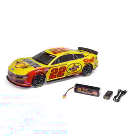 LOSI LOS1122522 1/12 NASCAR JOEY LOGANO NO. 22 2025 SHELL-PENNZOIL FORD MUSTANG RTR: YELLOW