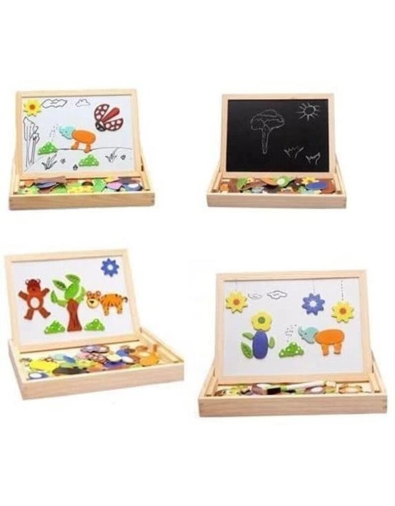 FIRST LEARNING 3 IN 1 MAGNETIC DRAWING BOX