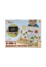 FIRST LEARNING 3 IN 1 MAGNETIC DRAWING BOX
