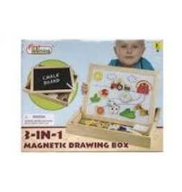 FIRST LEARNING 3 IN 1 MAGNETIC DRAWING BOX
