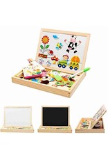 FIRST LEARNING 3 IN 1 MAGNETIC DRAWING BOX