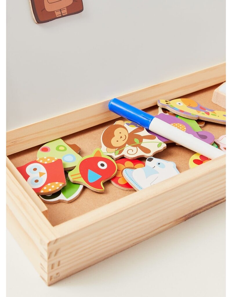 FIRST LEARNING 3 IN 1 MAGNETIC DRAWING BOX