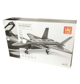 WANGE WAG4003 J-20 FIREFANG STEALTH FIGHTER 290 PCS