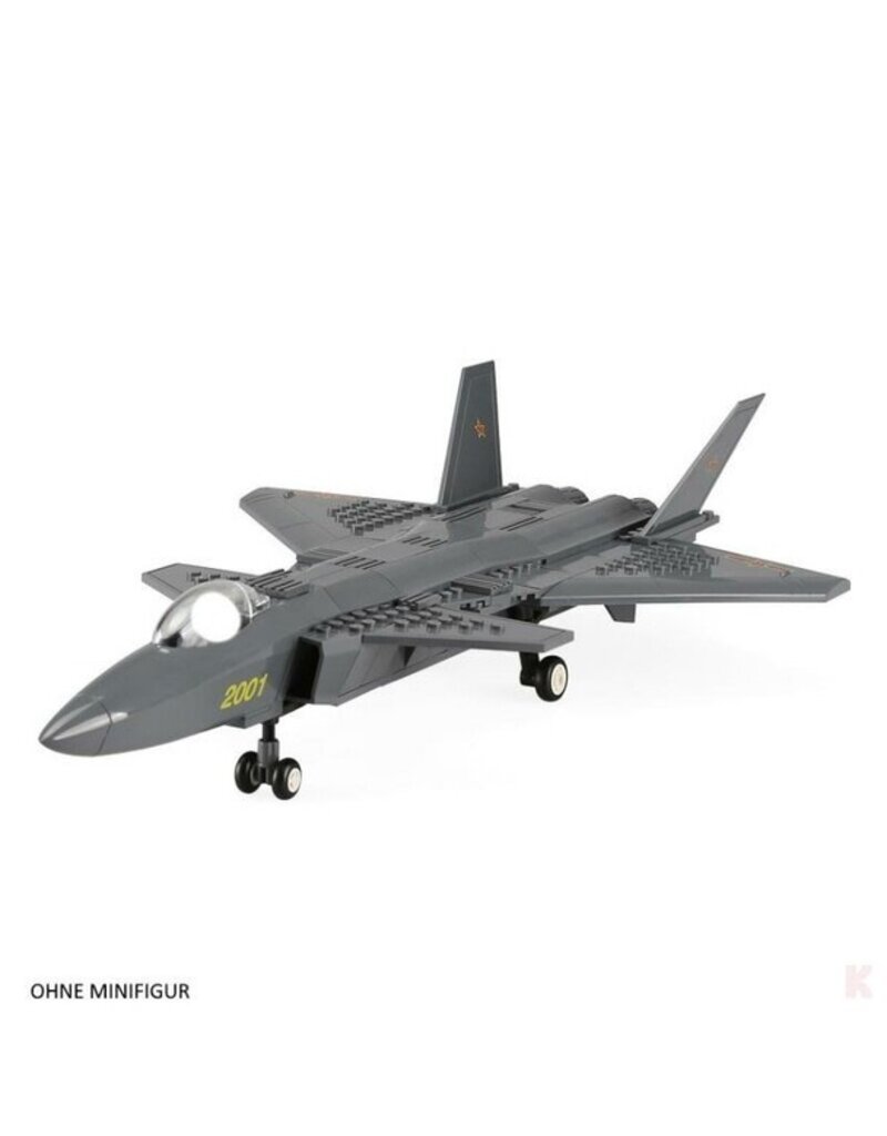 WANGE WAG4003 J-20 FIREFANG STEALTH FIGHTER 290 PCS