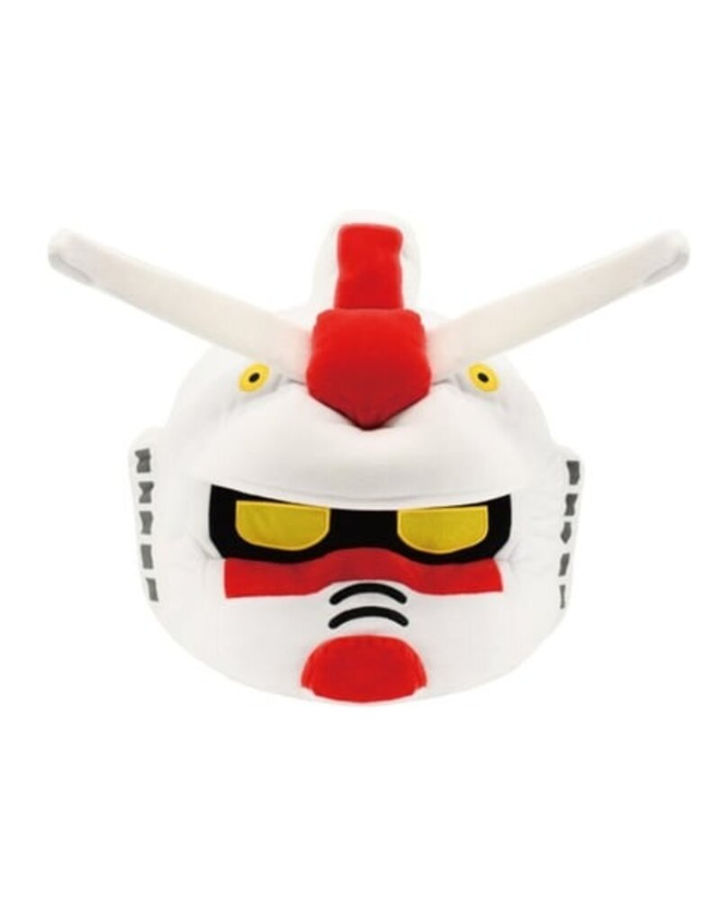 BANDAI BASBNN66374 GUNPLA-KUN'S BIG HEAD "MOBILE SUIT GUNDAM" NUI PLUSH PILLOW