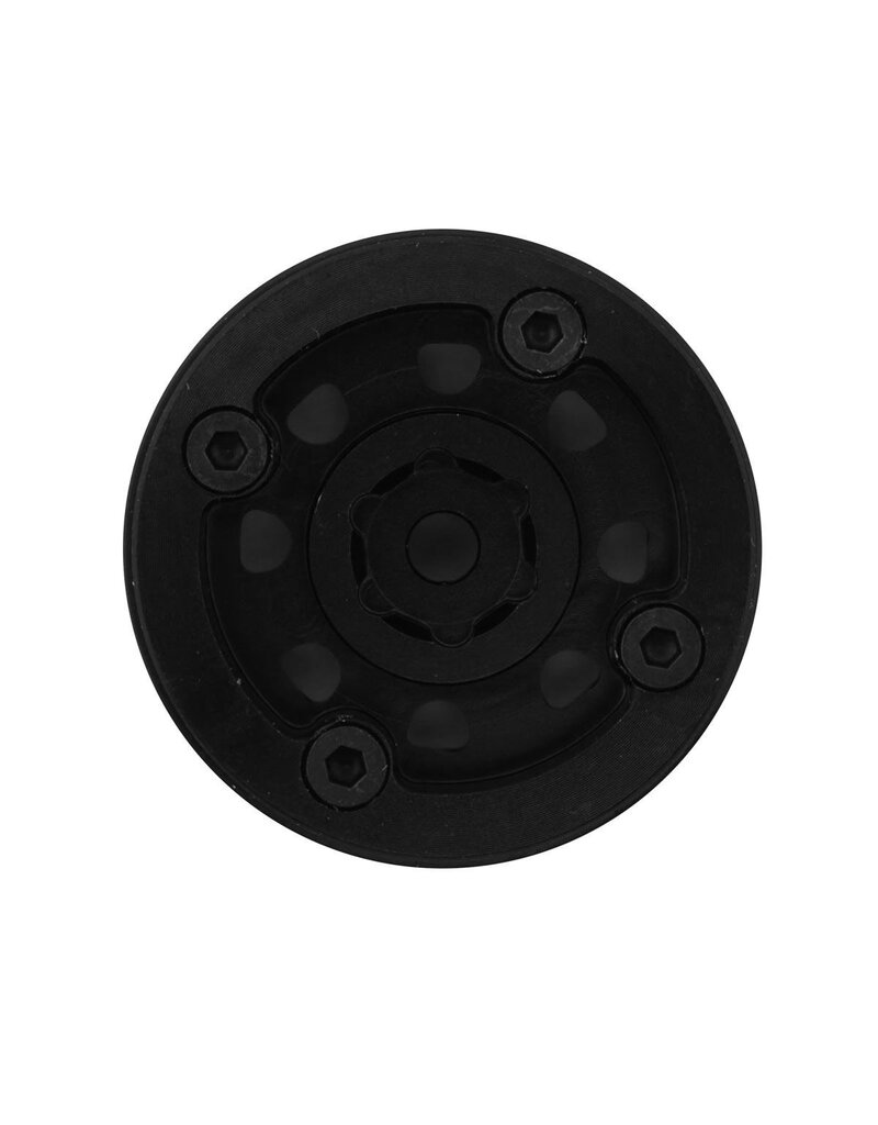RC4WD RC4Z-W0062 RACELINE 1.0 MONSTER BEADLOCK WHEELS V2 (SILVER/BLACK) (4)