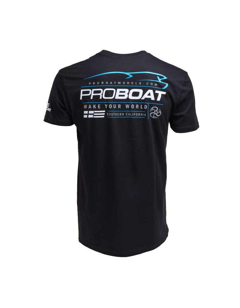 PROBOAT PRB-2019 PRO BOAT WAKE T-SHIRT BLACK - 2XL