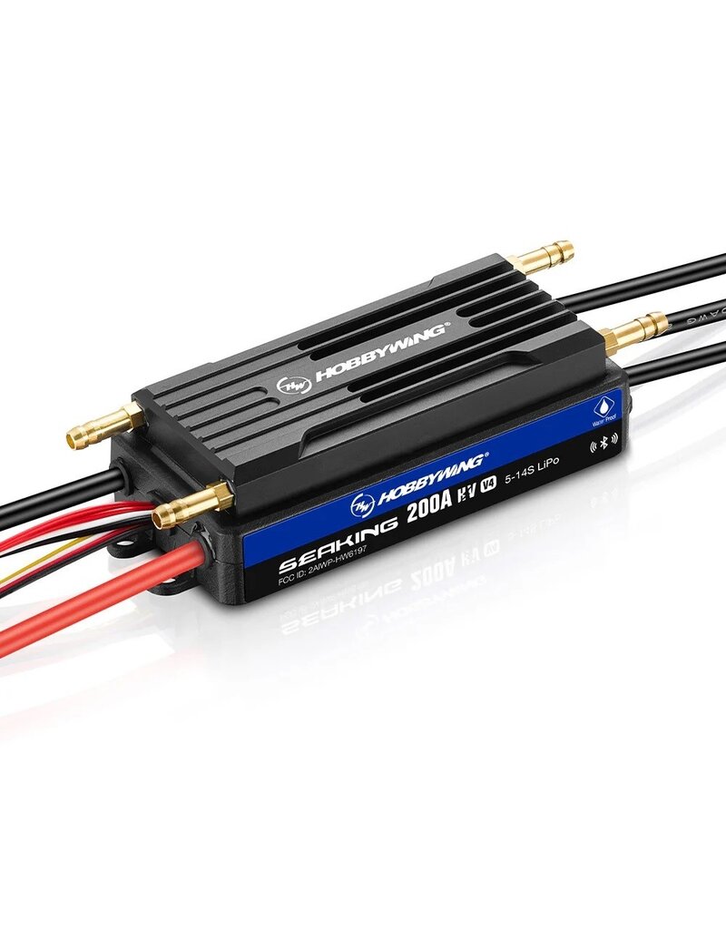HOBBYWING HWI30301201 SEAKING 200A V4 5S/14S HV BRUSHLESS MARINE ESC