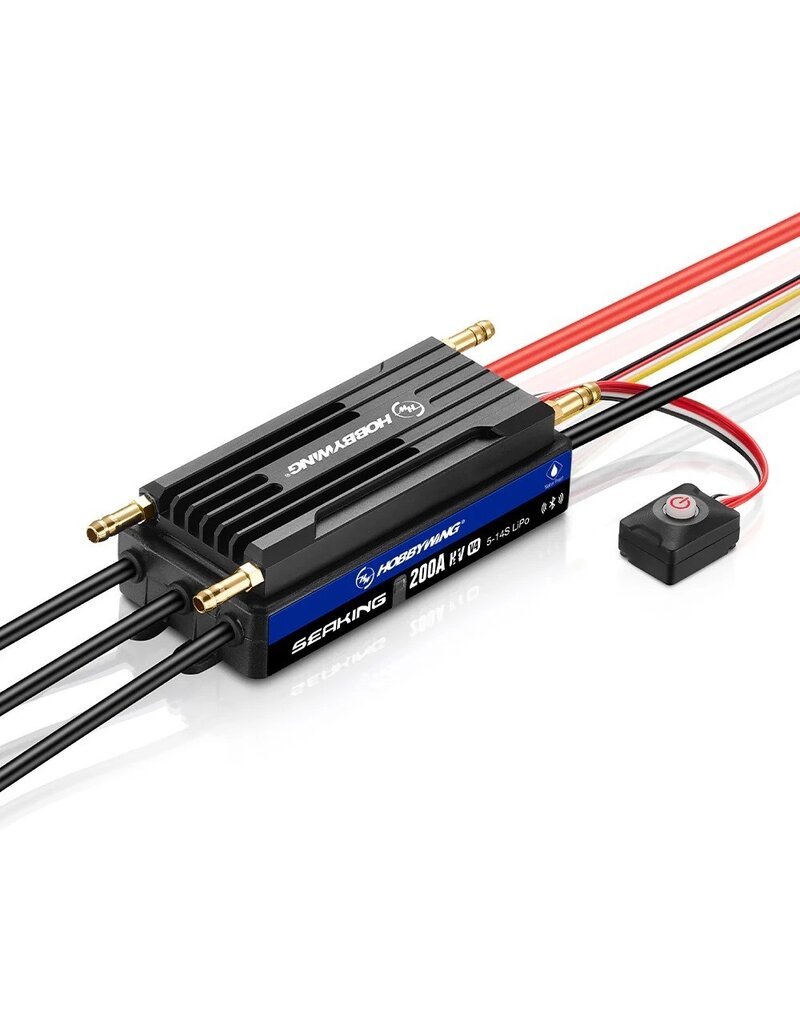 HOBBYWING HWI30301201 SEAKING 200A V4 5S/14S HV BRUSHLESS MARINE ESC