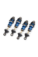 TRAXXAS TRA10765-BLUE ALUMINUM MINI GTR LONG SHOCKS & SPRINGS: BLUE (4)