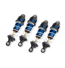 TRAXXAS TRA10765-BLUE ALUMINUM MINI GTR LONG SHOCKS & SPRINGS: BLUE (4)