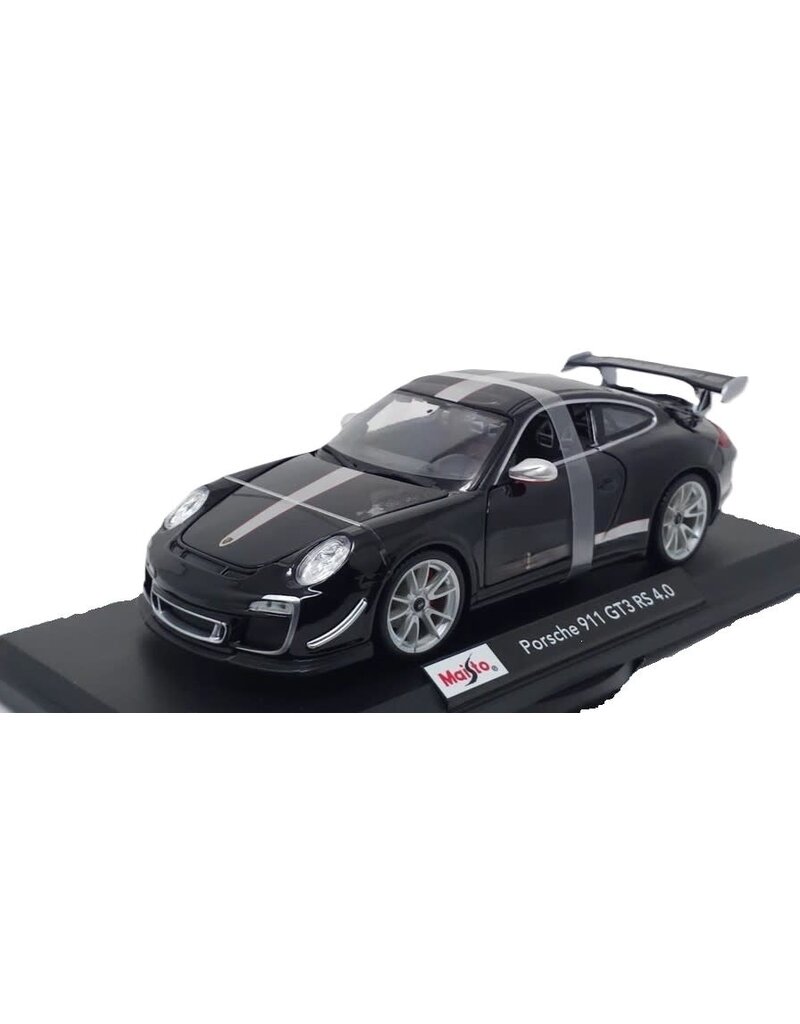 MAISTO MAISTO 31703 S.E. 1/18 SCALE DIECAST PORSCHE 911 GT3 RS 4.0: BLACK
