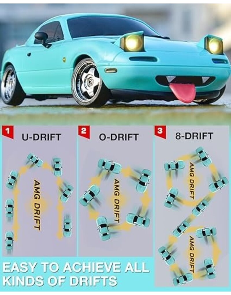 IMEX LD11804T 1/18 DRIFT CAR MX-5 MIATA TEAL