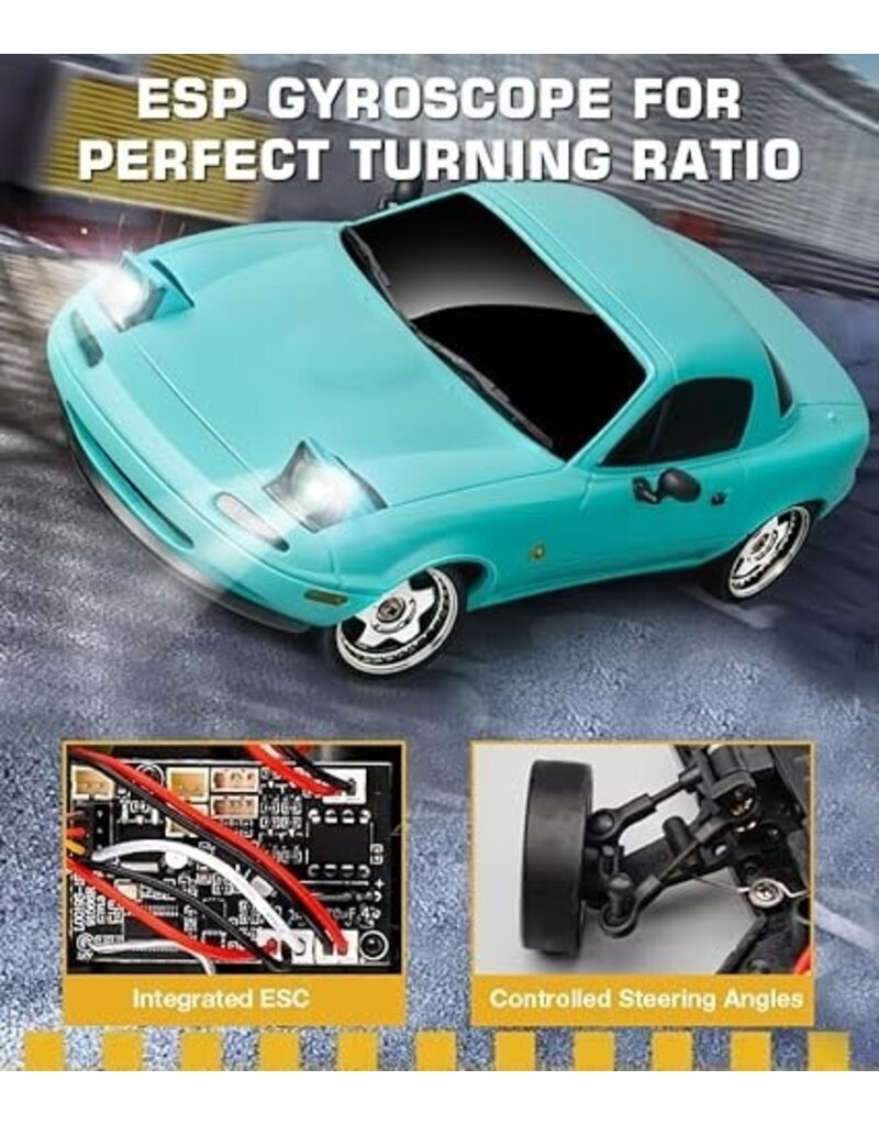 IMEX LD11804T 1/18 DRIFT CAR MX-5 MIATA TEAL