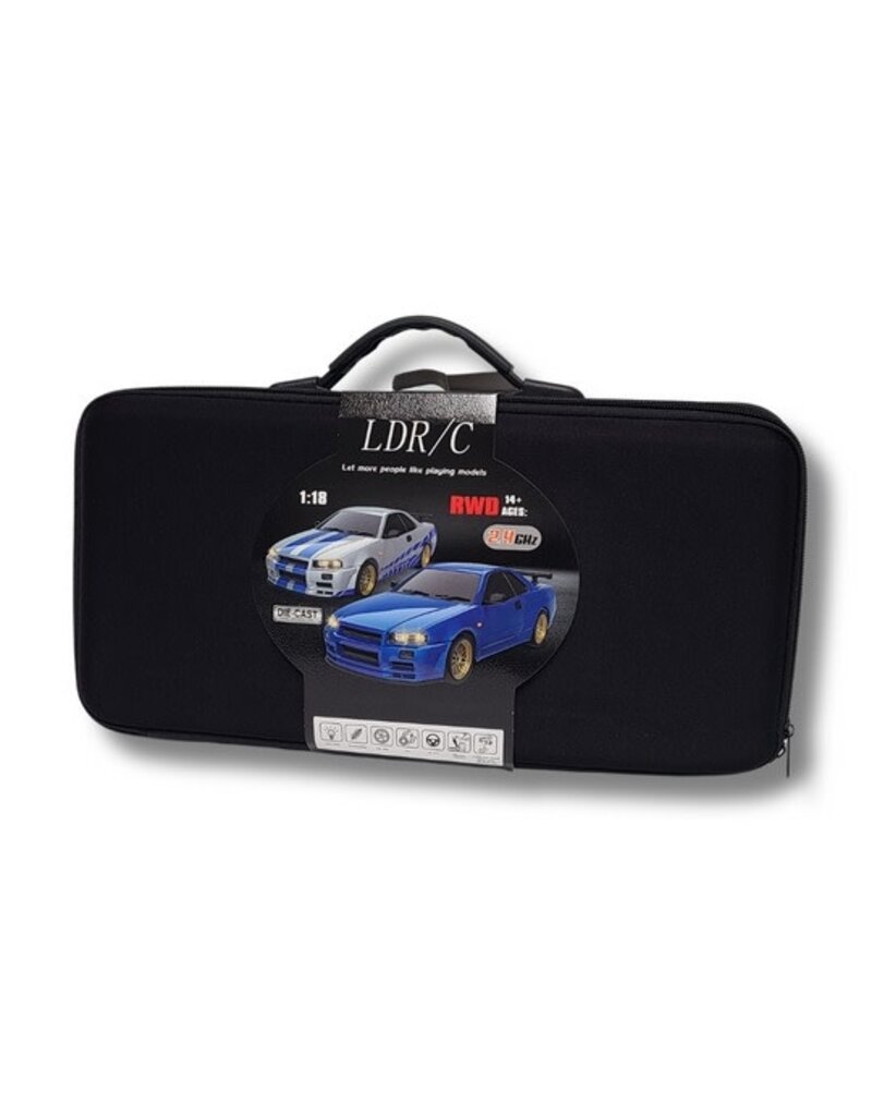 IMEX LD11899S 1/18 RWD DRIFT CAR GTR R34 RTR SILVER