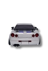 IMEX LD11899S 1/18 RWD DRIFT CAR GTR R34 RTR SILVER