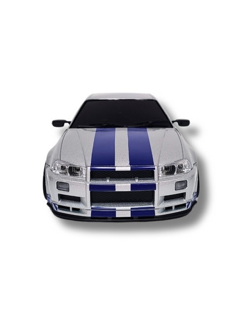 IMEX LD11899S 1/18 RWD DRIFT CAR GTR R34 RTR SILVER