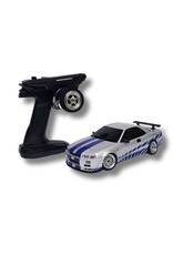 IMEX LD11899S 1/18 RWD DRIFT CAR GTR R34 RTR SILVER