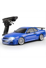 IMEX LD1899BE 1/18 RWD DRIFT CAR GT-R R34 RTR BLUE