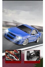 IMEX LD1899BE 1/18 RWD DRIFT CAR GT-R R34 RTR BLUE