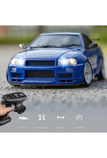 IMEX LD1899BE 1/18 RWD DRIFT CAR GT-R R34 RTR BLUE