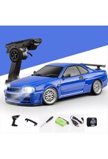 IMEX LD1899BE 1/18 RWD DRIFT CAR GT-R R34 RTR BLUE