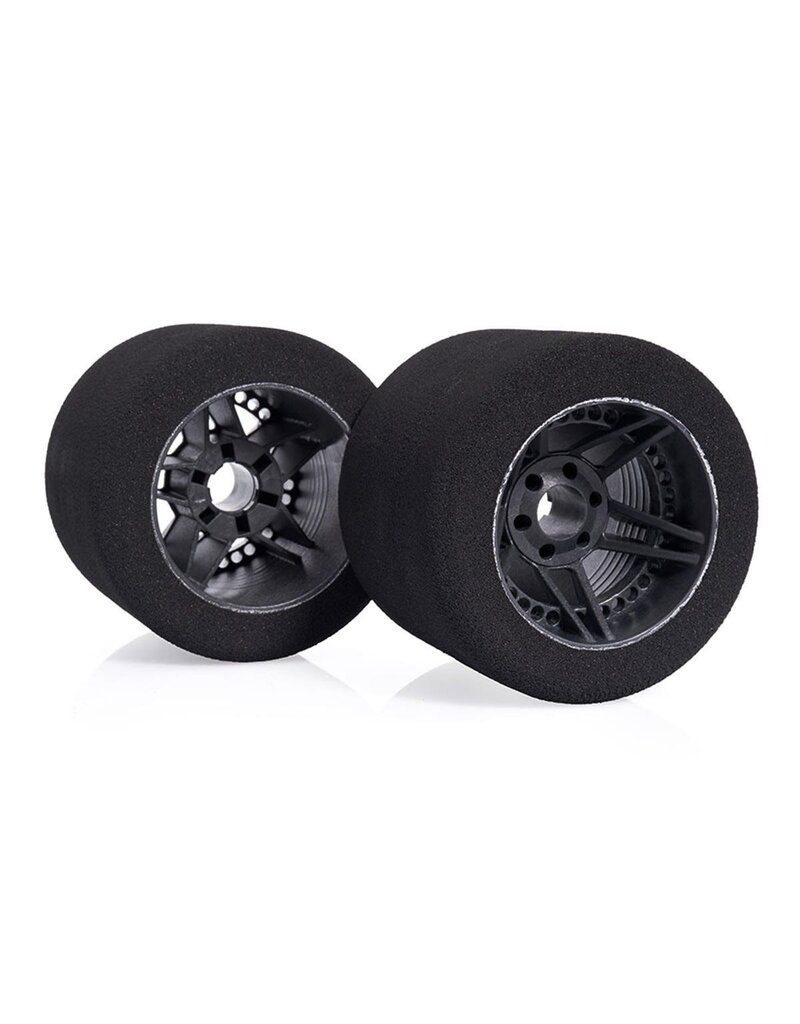 MATRIX MTX-8P35NFC 60MM 1/8 ON-ROAD FOAM CARBON PIN STYLE RIM REAR TIRES: 35 SHORE (2)