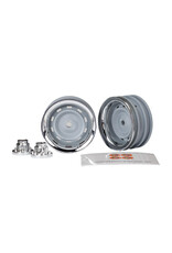 TRAXXAS TRA8165 1.9" CHROME WHEELS WITH CENTER CAPS