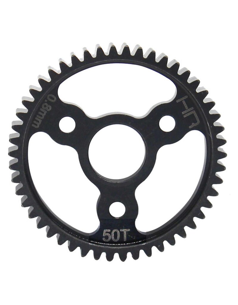 HOT RACING HRASJT250 50T STEEL SPUR GEAR 0.8 MOD: TRAXXAS 4X4
