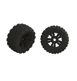 ARRMA ARA550089 DBOOTS COPPERHEAD2 BIG BLOCK MT TIRE SET GLUED (2)