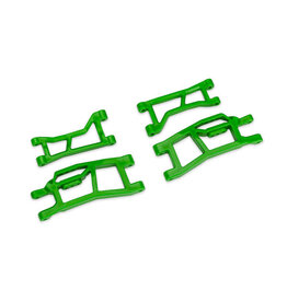 TRAXXAS TRA10725-GRN GREEN WIDEMAXX FRONT UPPER & LOWER HD SUSPENSION ARMS