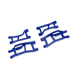 TRAXXAS TRA10725-BLUE BLUE WIDEMAXX FRONT UPPER & LOWER HD SUSPENSION ARMS