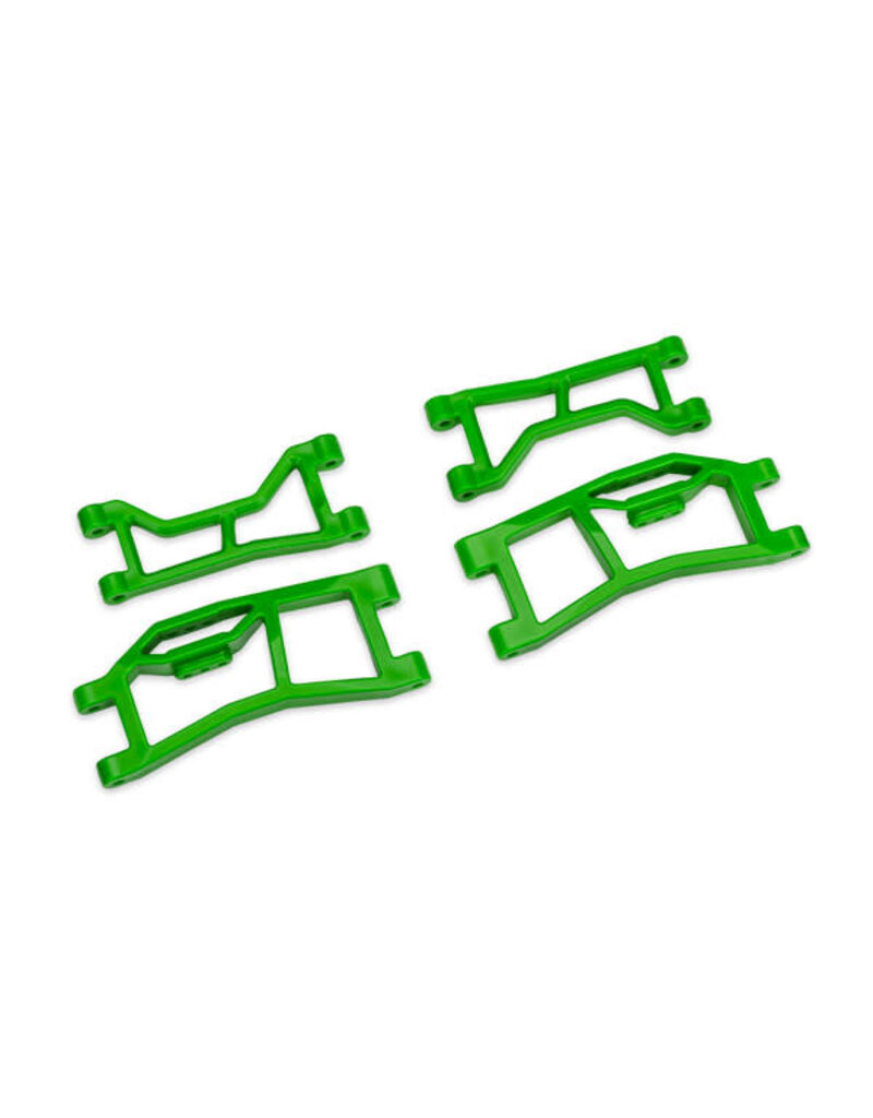 TRAXXAS TRA10727-GRN GREEN WIDEMAXX REAR UPPER & LOWER HD SUSPENSION ARMS