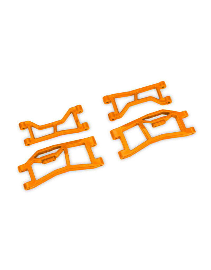 TRAXXAS TRA10727-ORNG ORANGE WIDEMAXX REAR UPPER & LOWER HD SUSPENSION ARMS