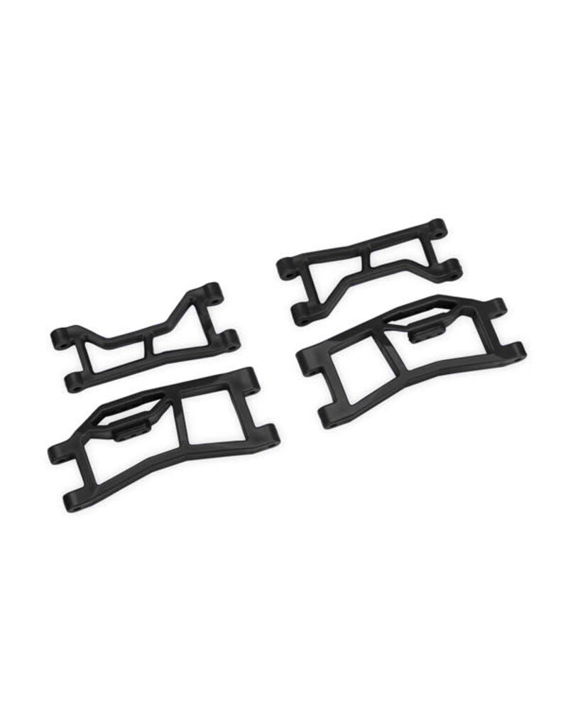 TRAXXAS TRA10727-BLK BLACK WIDEMAXX REAR UPPER & LOWER HD SUSPENSION ARMS