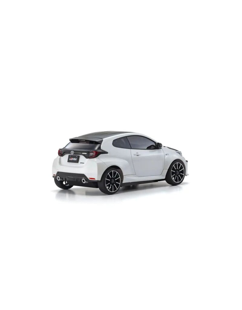 KYOSHO KYO32648PW MINI-Z AWD MA020 READYSET TOYOTA GRMN YARIS RALLY PACKAGE PLATINUM WHITE PEARL MICA