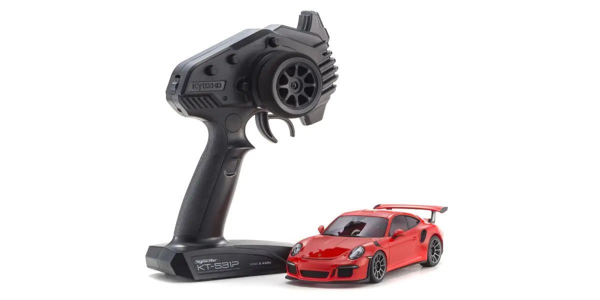 ミニッツ MR-04　 PORSCHE　911　GT3 　RS　中古 Kyosho MR-04N-RM Porsche 911 GT3 RS GT Painted Body (Silver