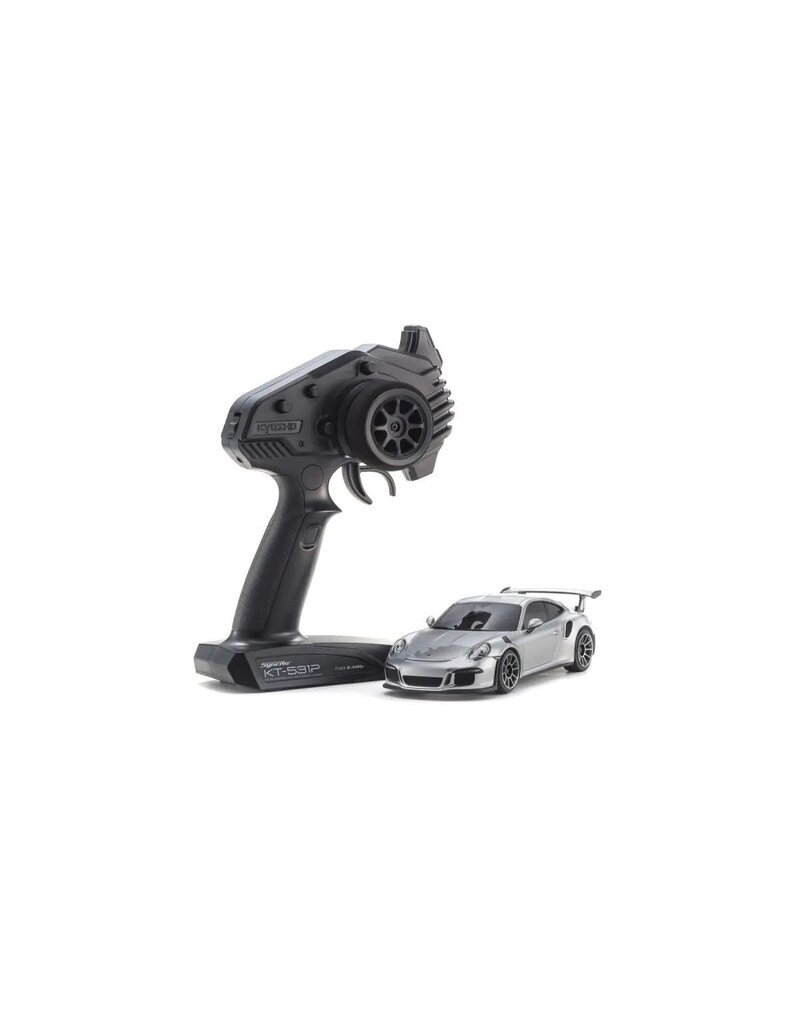KYOSHO KYO3235858S MINI-Z MR-04 PORSCHE 911GT3 RS SIBERMETALLIC