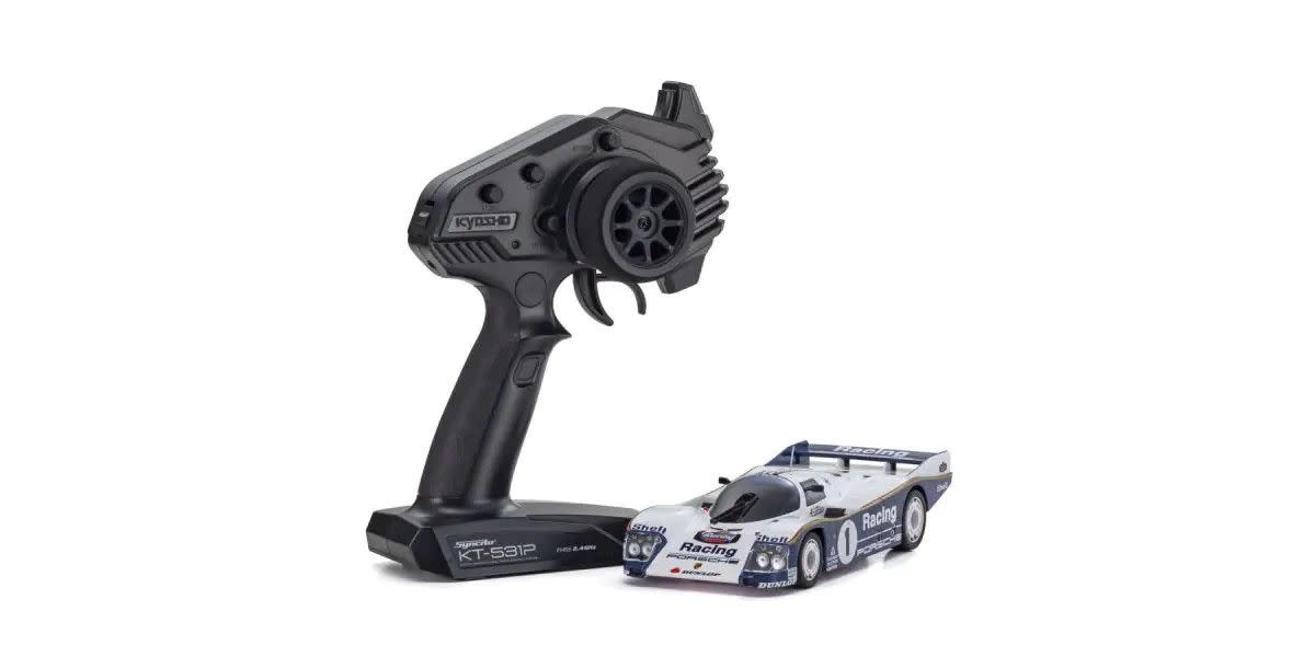 KYO32363PR MINI-Z RWD MR-04 READYSET PORSCHE 962 C COUPE LH NO.1 WHITE