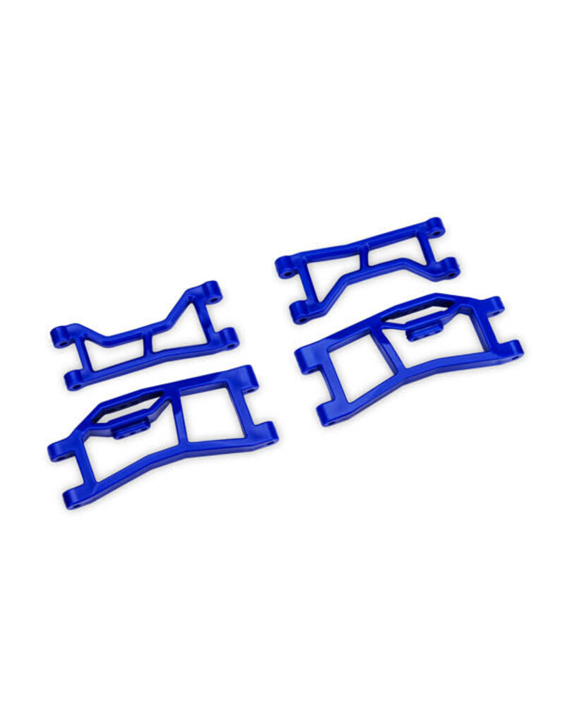 TRAXXAS TRA10727-BLUE BLUE WIDEMAXX REAR UPPER & LOWER HD SUSPENSION ARMS