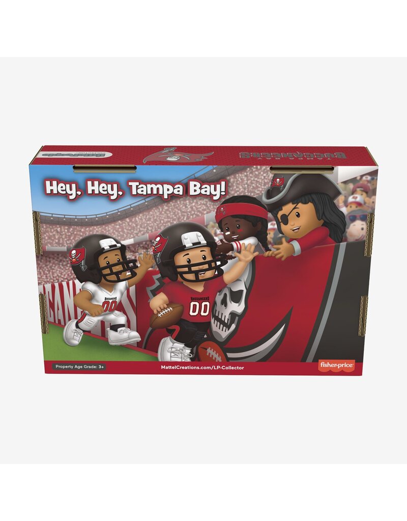 FISHER PRICE TAMPA BAY BUCCANEERS NFL 4 PIECE LITTLE PEOPLE
