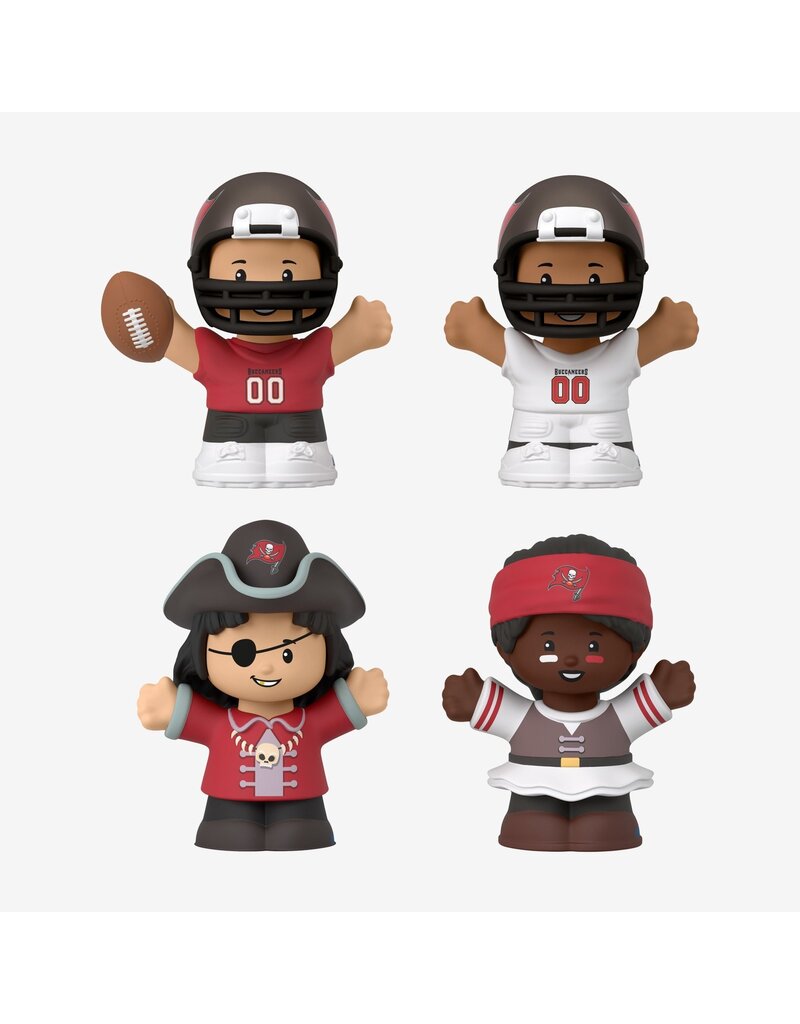 FISHER PRICE TAMPA BAY BUCCANEERS NFL 4 PIECE LITTLE PEOPLE