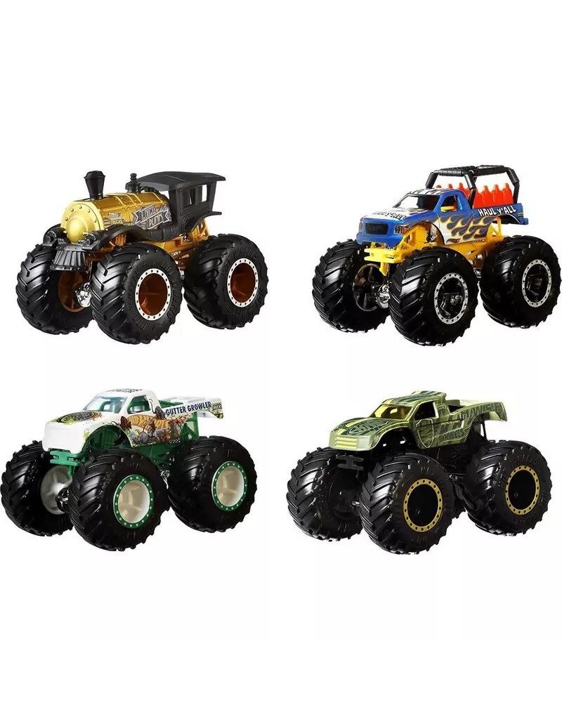 HOT WHEELS MTL GBP23 1/64 MONSTER TRUCKS (STYLES MAY VARY)