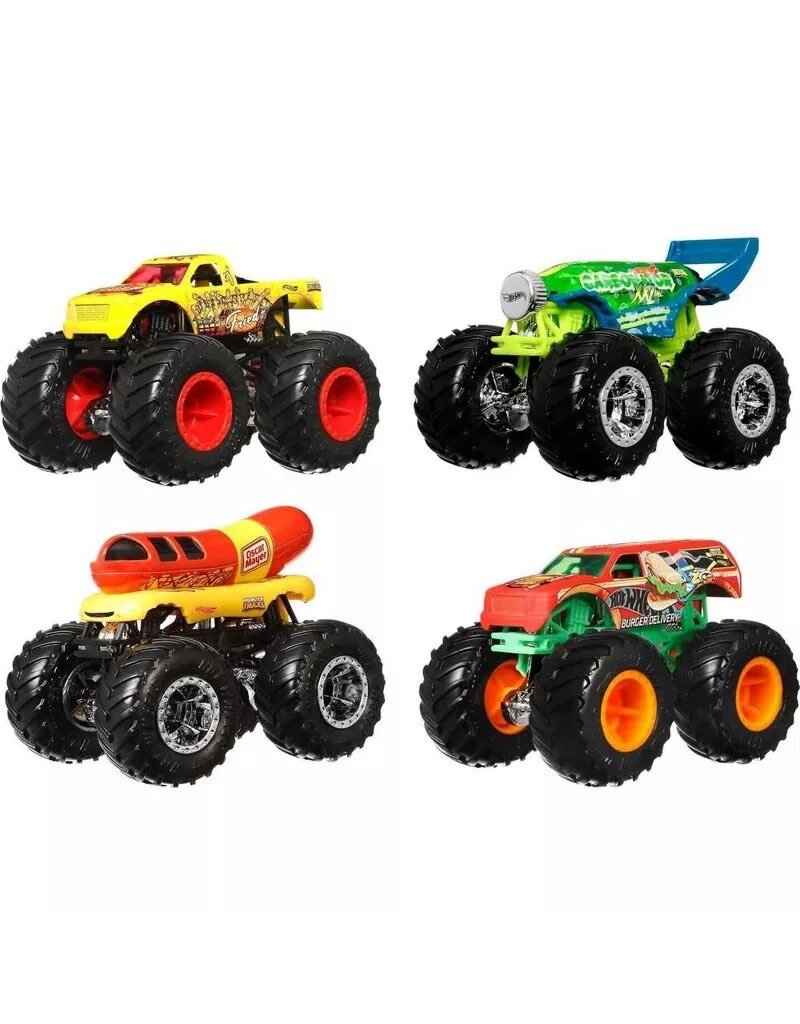 HOT WHEELS MTL GBP23 1/64 MONSTER TRUCKS (STYLES MAY VARY)