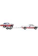HOT WHEELS MTL FLF56/HRV42 HOT WHEELS TEAM TRANSPORT '88 CHEVY SILVERADO 3500 W/ '63 CHEVY NOVA