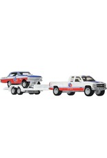 HOT WHEELS MTL FLF56/HRV42 HOT WHEELS TEAM TRANSPORT '88 CHEVY SILVERADO 3500 W/ '63 CHEVY NOVA
