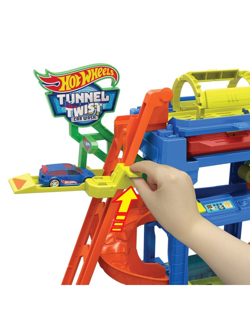 HOT WHEELS MTL HTN80 HOTWHEELS CITY TUNNEL TWIST CAR WASH