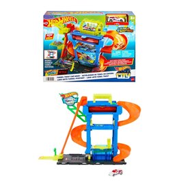 HOT WHEELS MTL HTN80 HOTWHEELS CITY TUNNEL TWIST CAR WASH