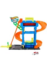HOT WHEELS MTL HTN80 HOTWHEELS CITY TUNNEL TWIST CAR WASH