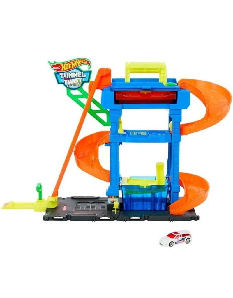 HOT WHEELS MTL HTN80 HOTWHEELS CITY TUNNEL TWIST CAR WASH